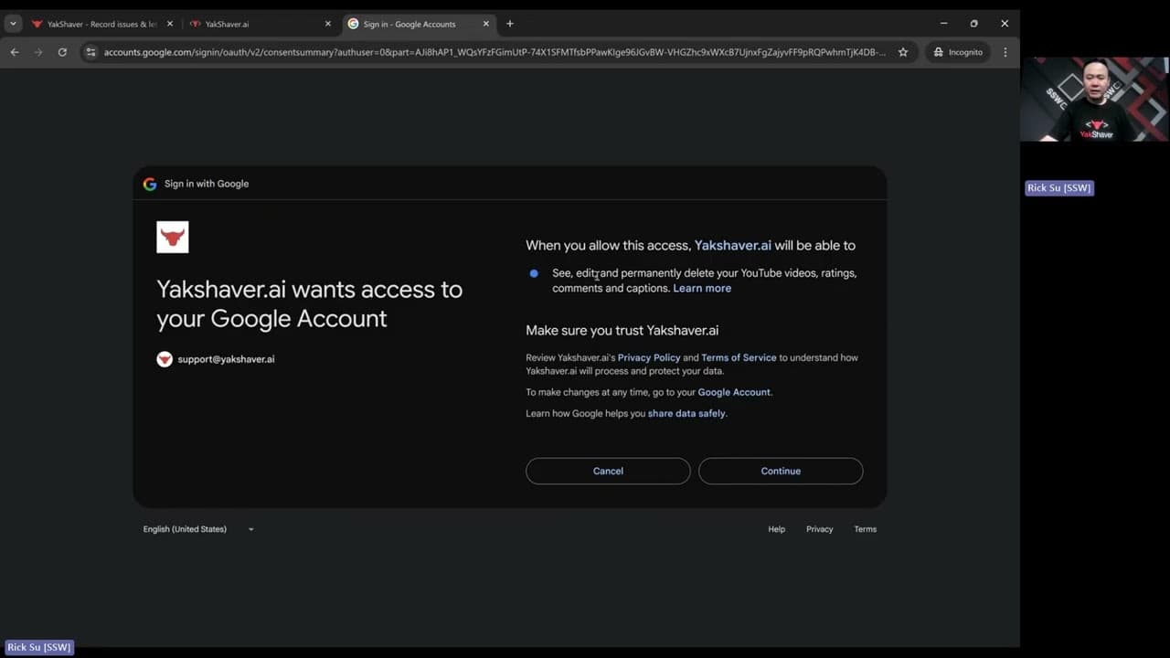 YouTube video placeholder